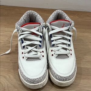 Jordan Kids Sneakers - White, Red, and Blue
